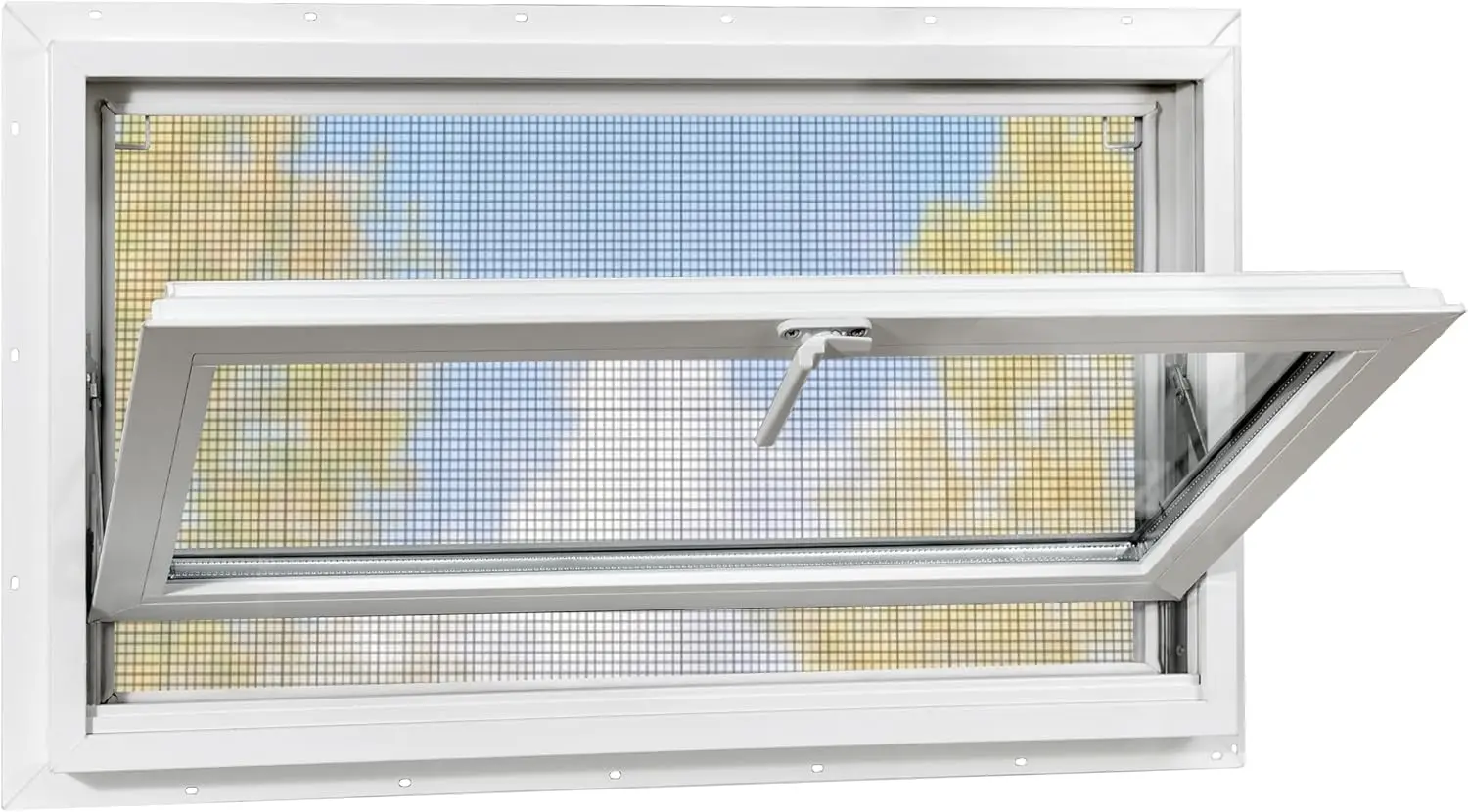 Vinyl Basement Hopper Window, Bathroom Window 32