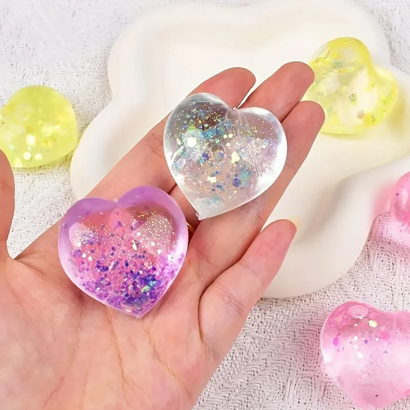 2 mini cuori, giocattoli antistress, giocattoli sensoriali da spremere, giocattoli agitati, rilasciare lo stress, alleviare le emozioni, regali di Halloween fo