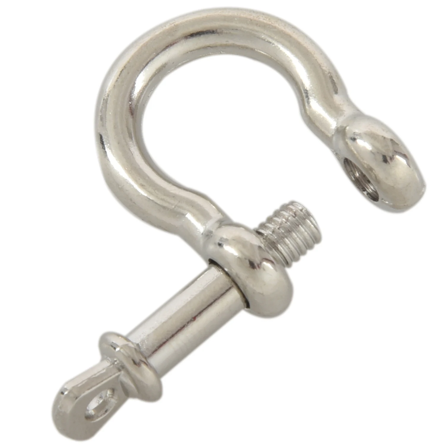 10 PCS O Shape Stainless Steel Anchor Shackle Outdoor Rope Paracord Bracelet Buckle