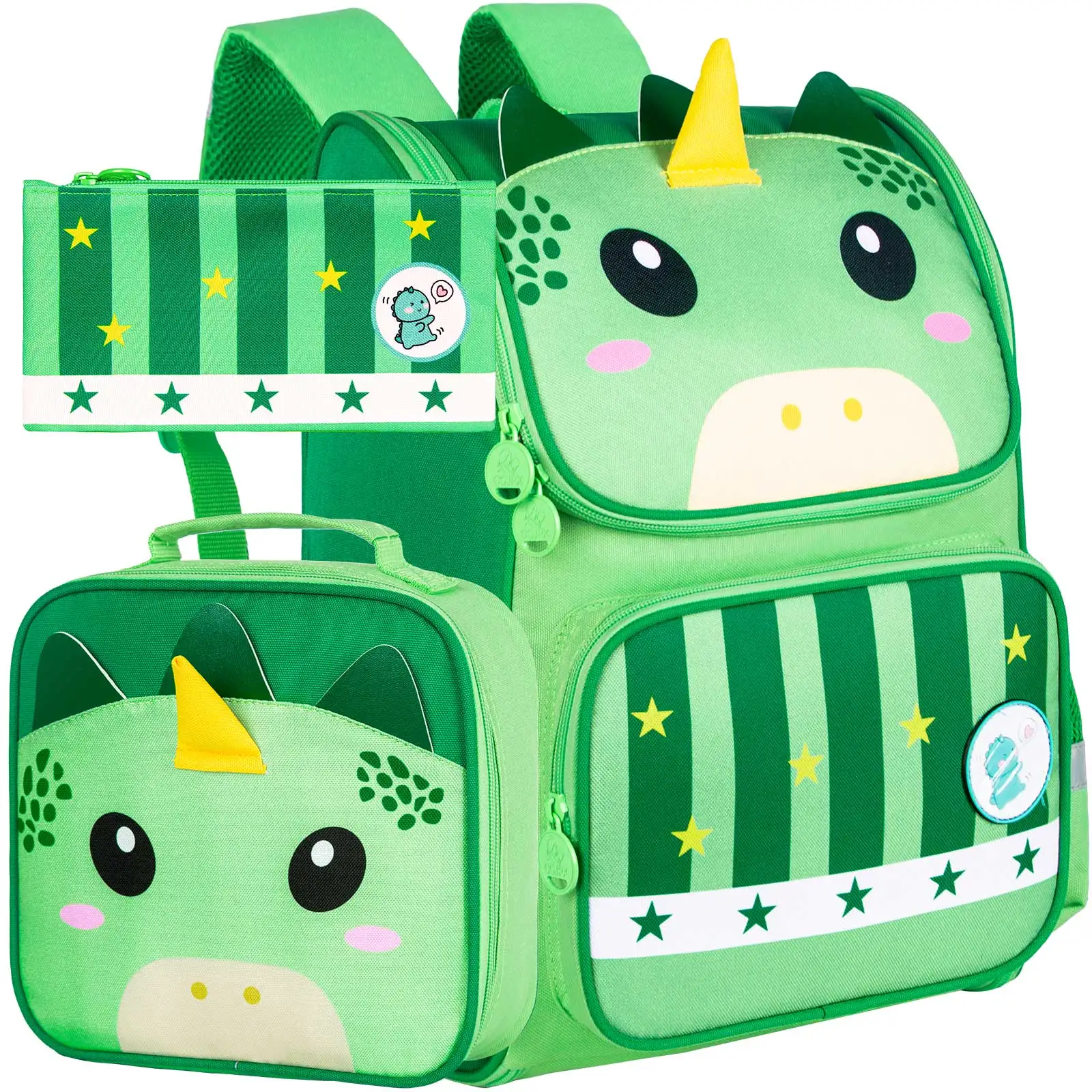 3PCS Backpack for Girls and Boys 15\