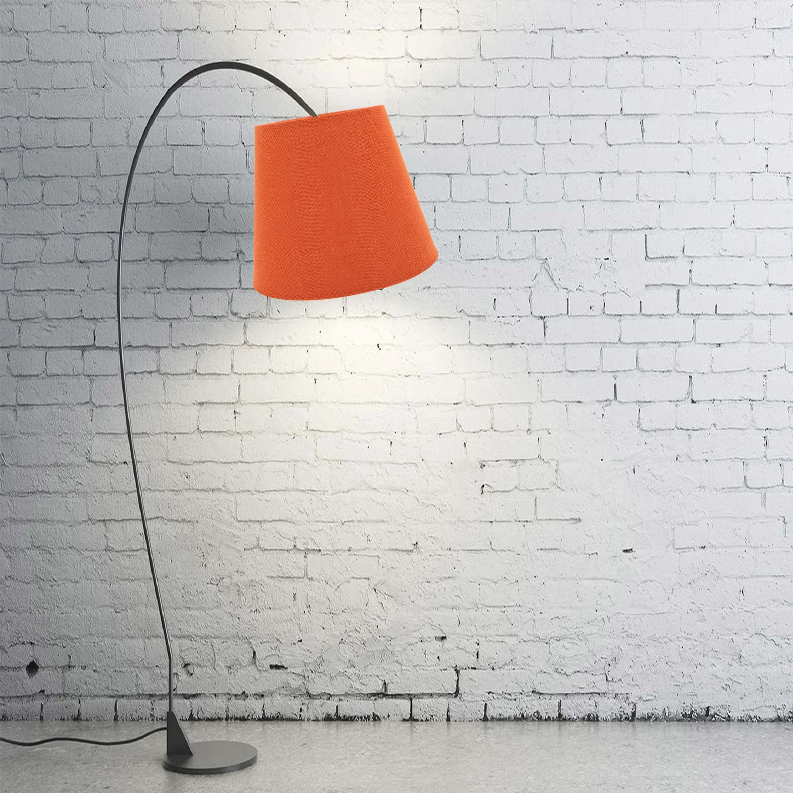 

Lampshade Brick Red E14 Cone Shape Cloth Iron Bedroom Living Room Study Hotel Small Lamp Shades Table Light Cover
