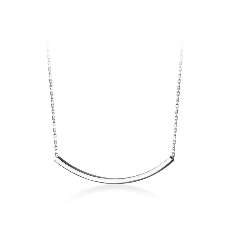 Women's 925 Sterling Silver Simple Geometric Necklace
