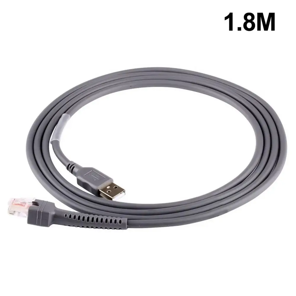 1,8 m Hochgeschwindigkeits-USB 2,0 ein Stecker auf RJ45-Kabel für Symbol-Barcode-Scanner ls2208 Netzwerk kabel Ethernet-Konverter-Transverter-Stecker
