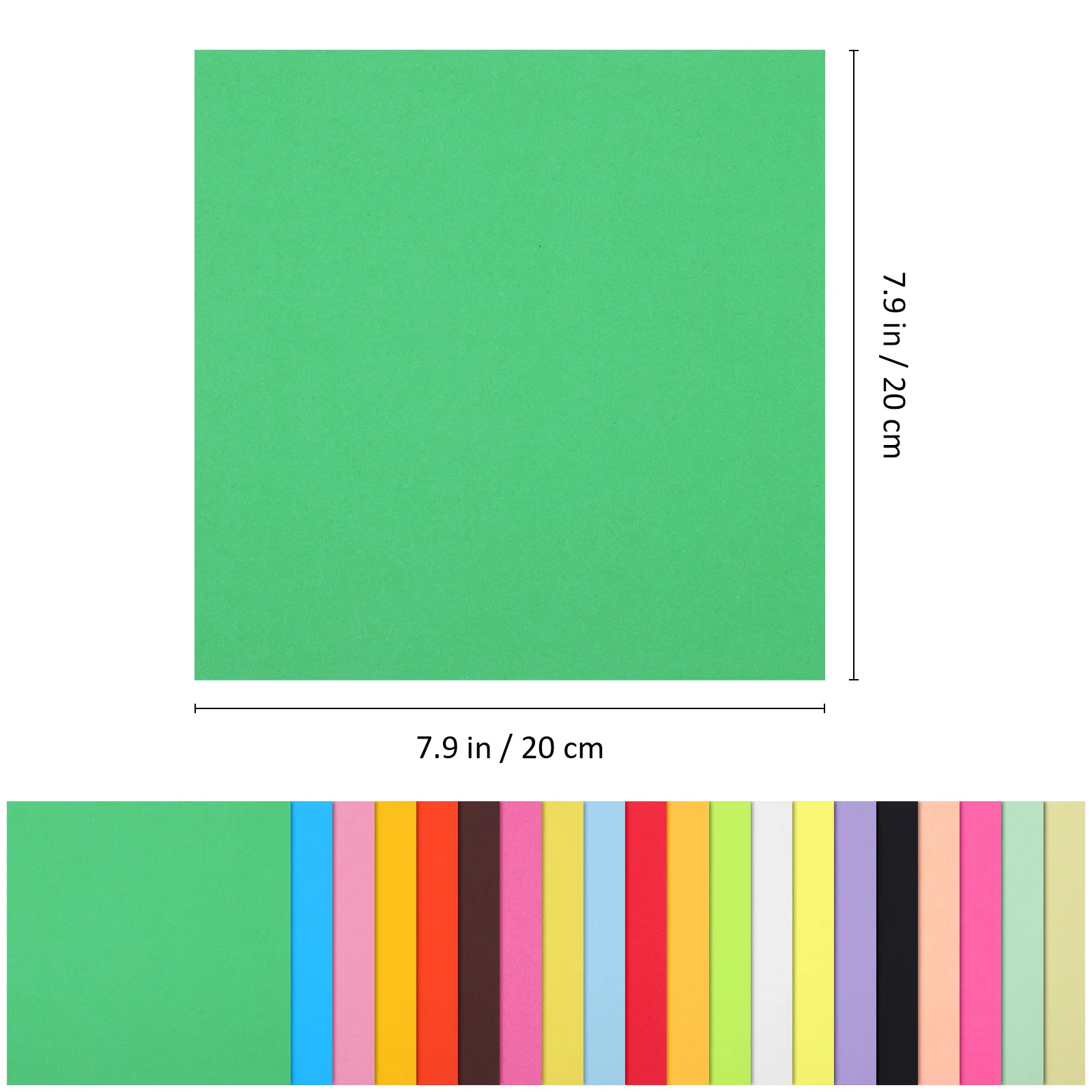 200 قطعة من أوراق اوريغامي الملونة المربعة، بطاقات حرفية للمشروعات الفنية، ورق بناء مختلط الألوان، سجل القصاصات بنفسك