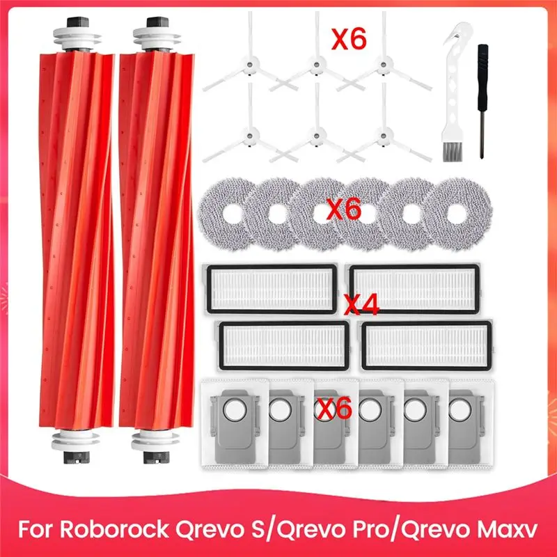 

Комплект аксессуаров для робота-пылесоса Roborock Qrevo S/Qrevo Pro/Qrevo Maxv, запасные части