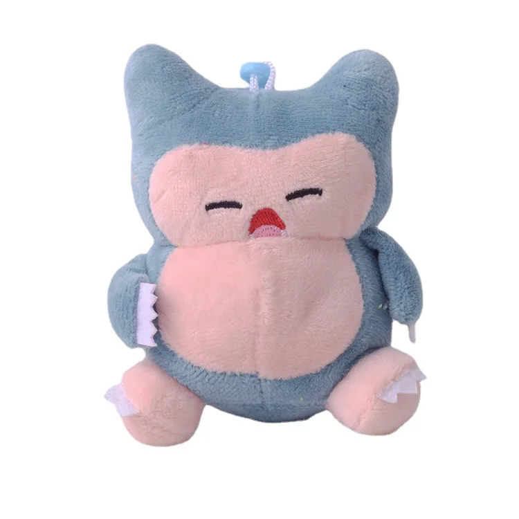 Muñeco de peluche de Pokémon, muñeco de peluche colgante de 10cm, Bulbasaur, Squirtle, Charmander, Lapras, Snorlax, 12 Uds./lote