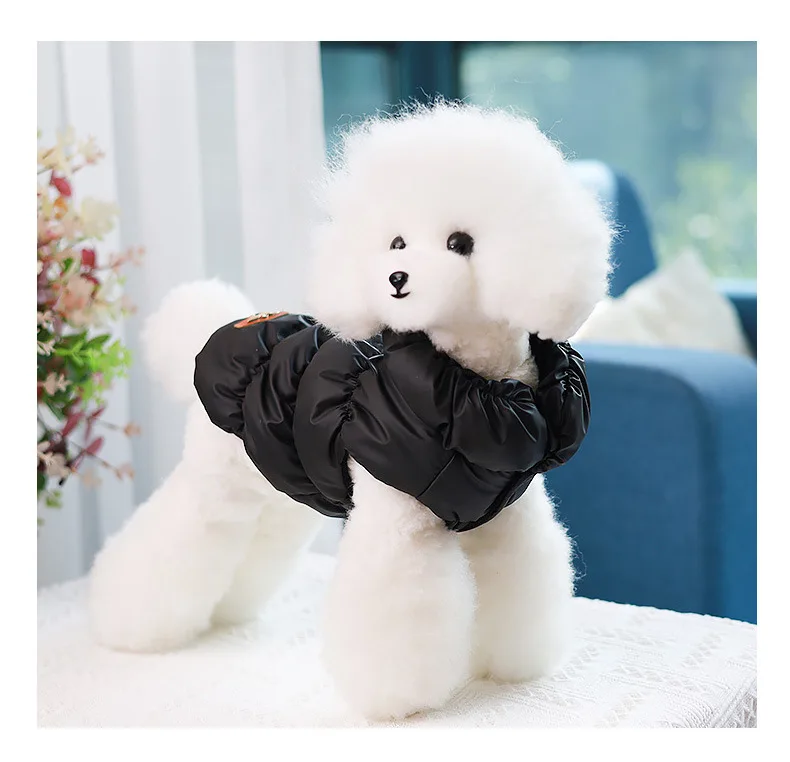 Neue Modell Haustiere Winter Jacke Winter Hund Katze Isolierung Verdickte Kleidung Winter Jacke Tank Top Haustiere Kleidung – Detail 4