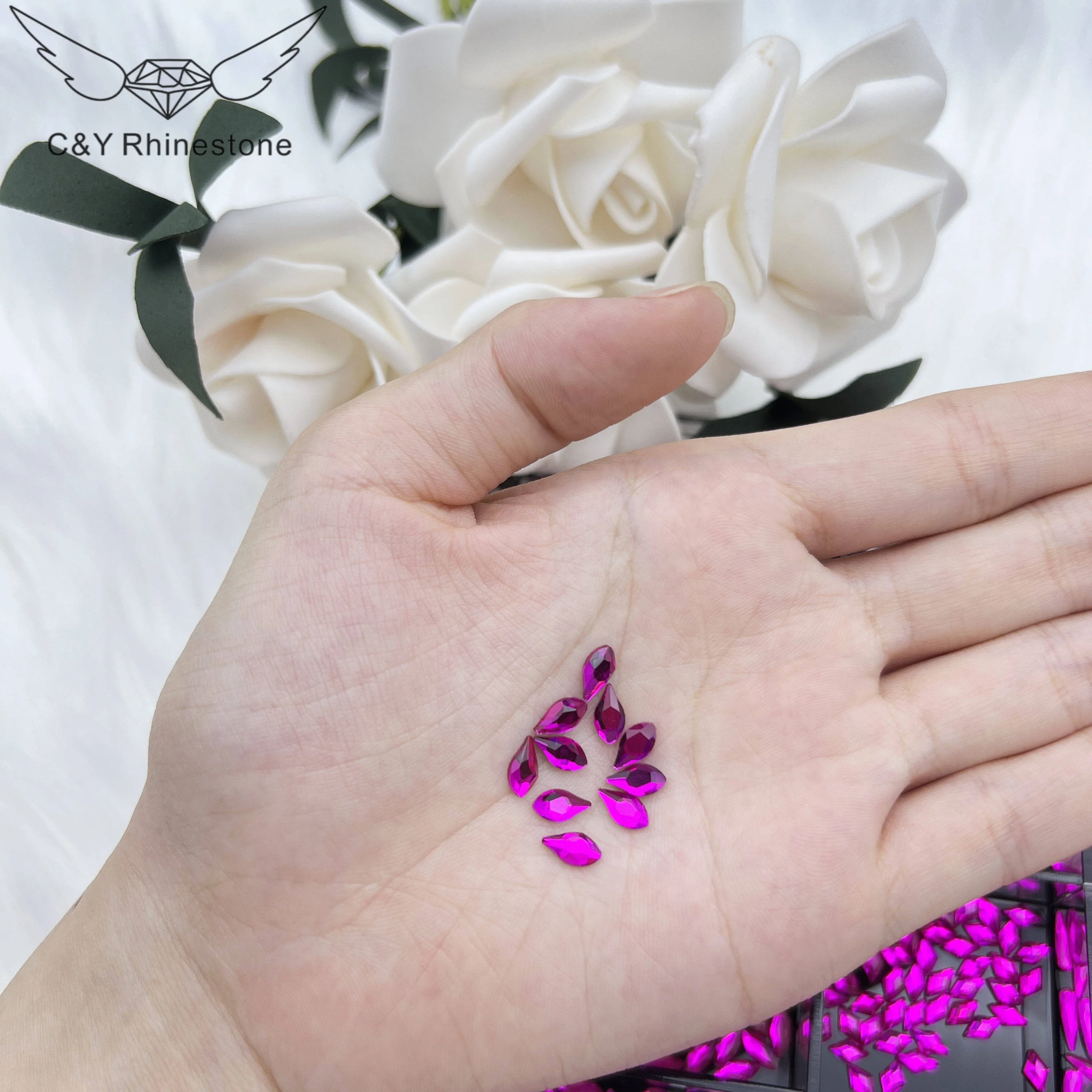 6550 قطعة من أظافر CY الاصطناع - مراجعة Nail Art Fuchsia وسعره