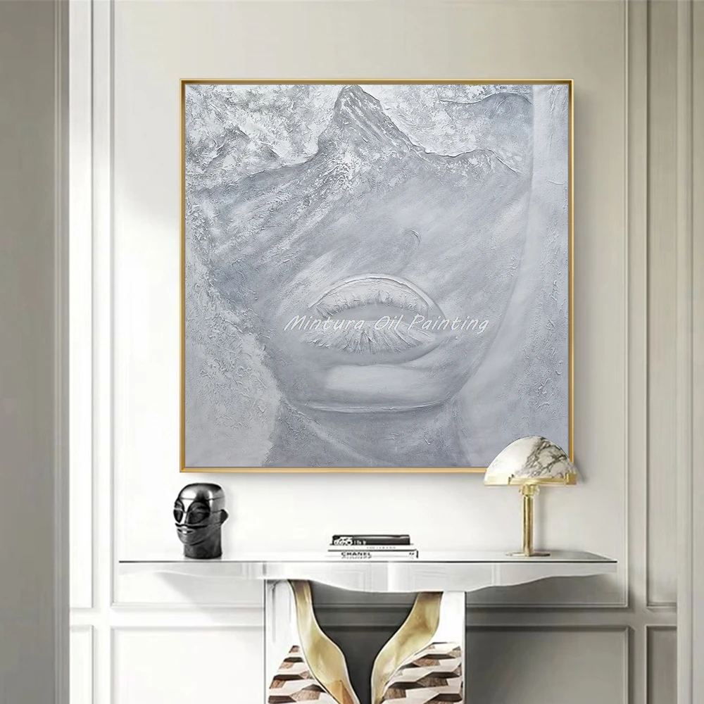 

Mintura, ручная роспись, текстура, картина маслом на холсте, современный домашний декор, постеры для художественных девушек, большие настенные картины, украшение комнаты