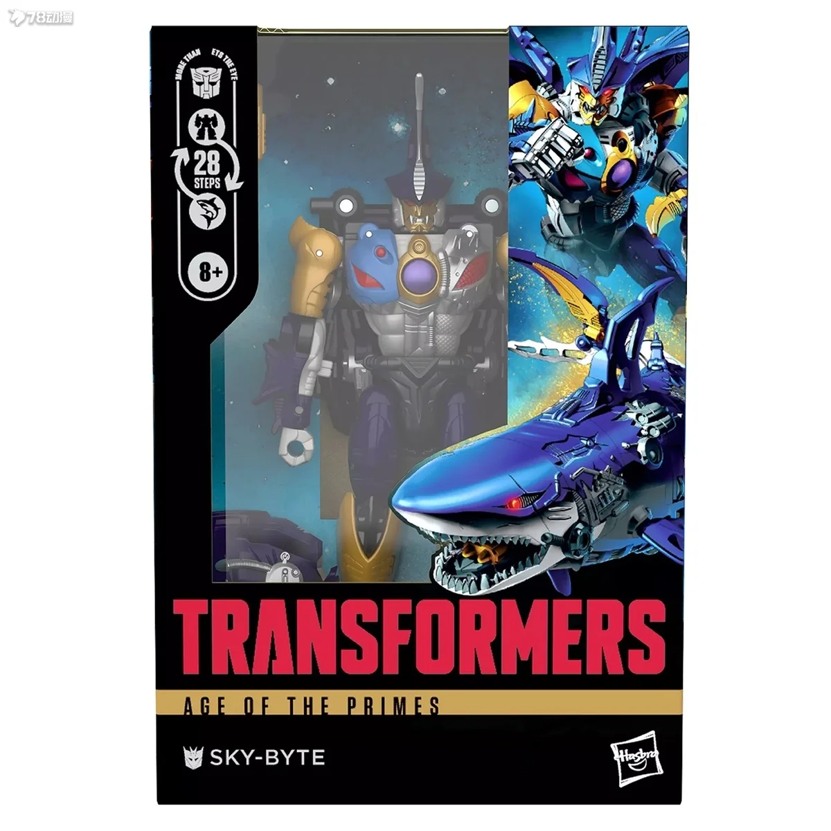 

In Stock Original Hasbro Age of Prime Generations Sky-Byte V-Class Super Action Figure Articulated Collectible Model for kids