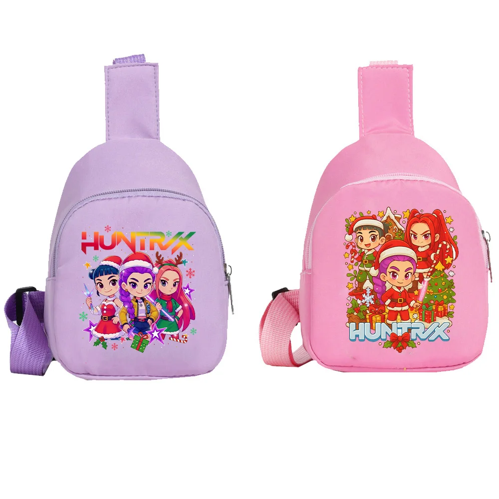 

k-pop Demon Hunters waist bag pouch HUNTR X belt pouch shoulder bag Rumi Mira Zoey Jinu Kpop k pop Huntrix purse Christmas bag