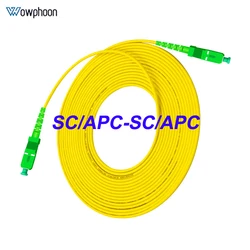 Free Shipping SC/APC-SC/APC SX FTTH Fiber Optic Drop Cable Patch Cord SM 3.0MM Fiber Optic Jumper Cable