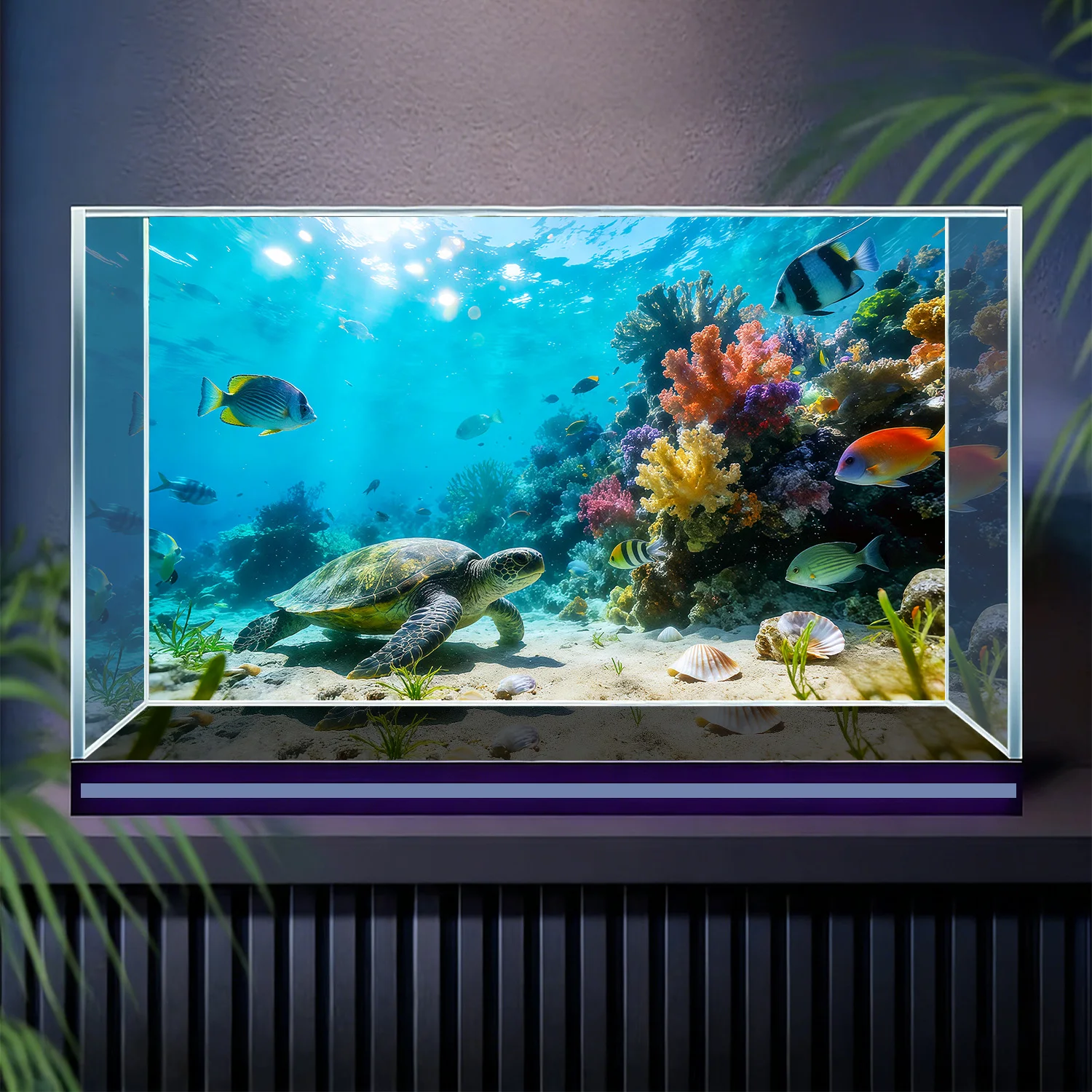 Flussbett-Treibholz, Aquarium-Hintergrundbild, Aquarium-Hintergrundaufkleber, Selbstklebend, Aquarium-Landschaftsgestaltung Dekor – Detail 35
