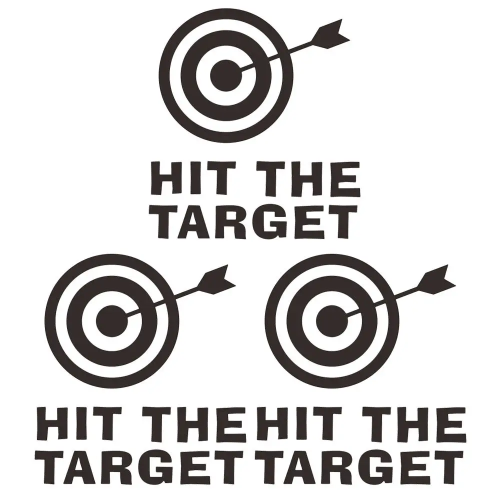 3Pcs Toilet Target Sticker Pack Easy Apply Removable Bathroom Decal for Toilet Seat Cover Potty Training Reminder Sign Sticker