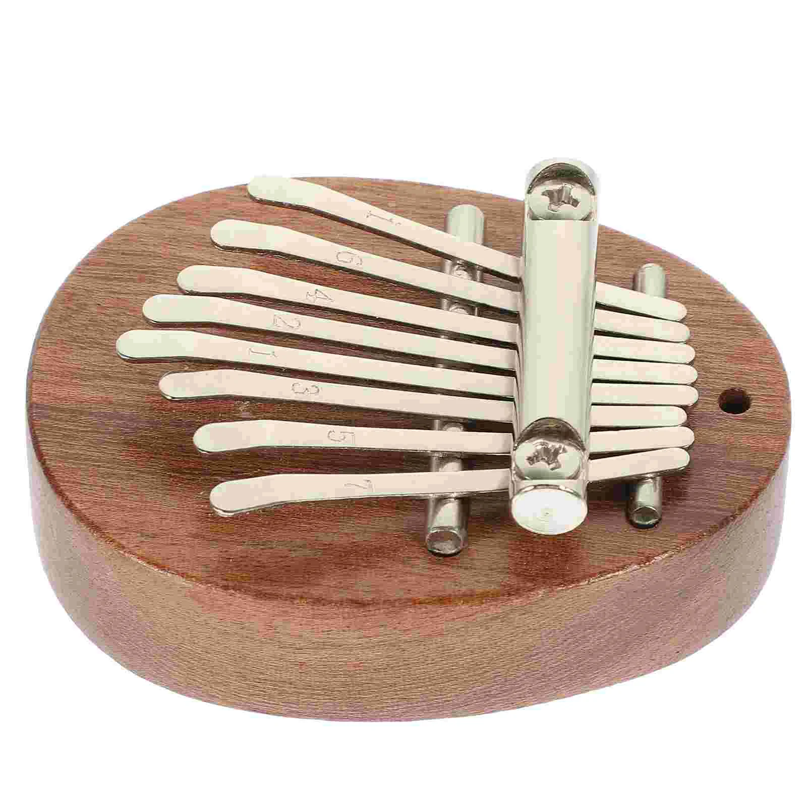 Mini Cabalin Musical Instrument Thumb Piano Instruments Kalimba Portable Finger Percussion Toy for Beginners Pocket 8 Keys