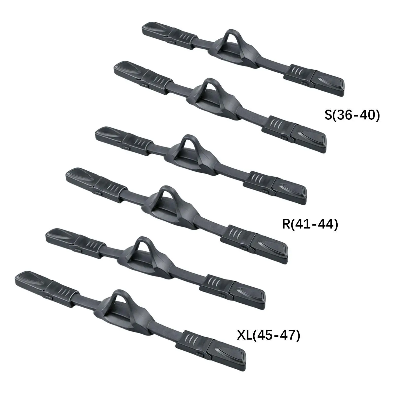 قطعتان من أشرطة زعانف الغوص قابلة للتعديل من السيليكون وخفيفة الوزن ومريحة #1