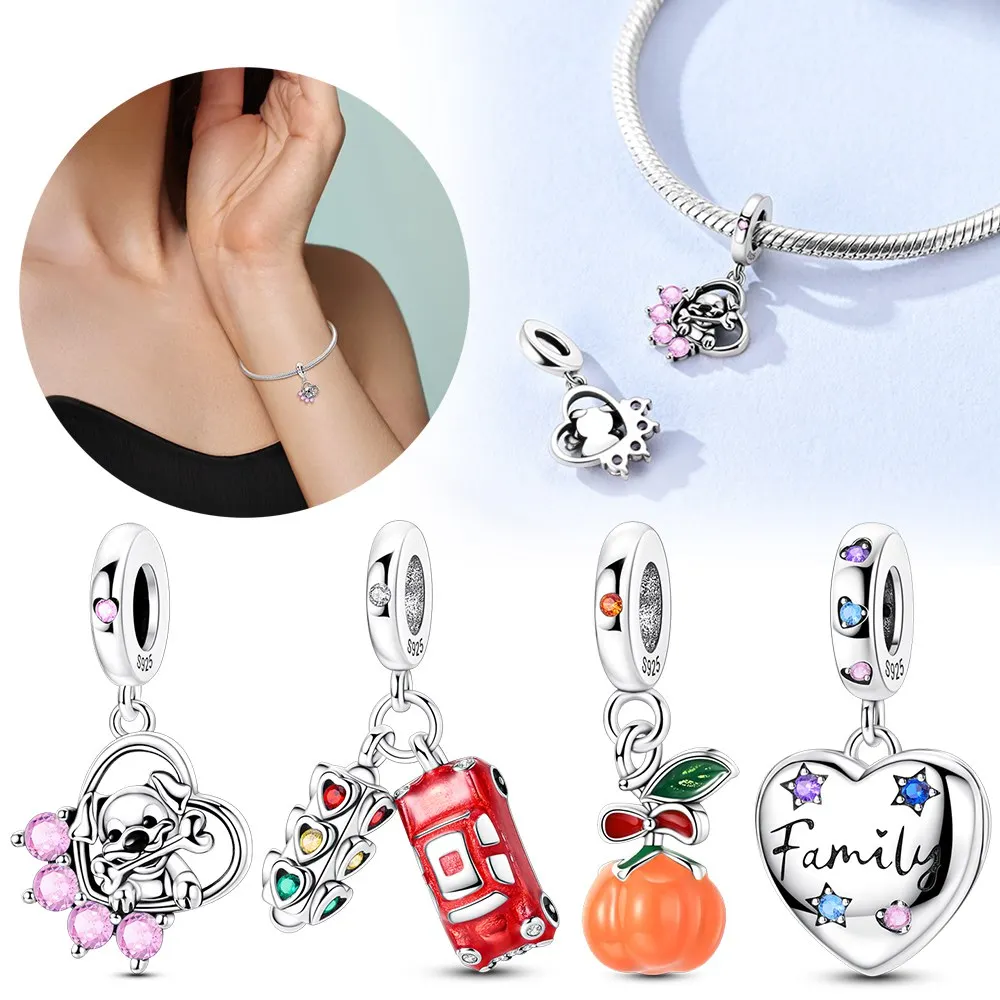 The Northern Lights and Igloo Pendants Silver Colors Charm Fit Original Charms Bracelet Beads for Women Jewelry Making Gifts