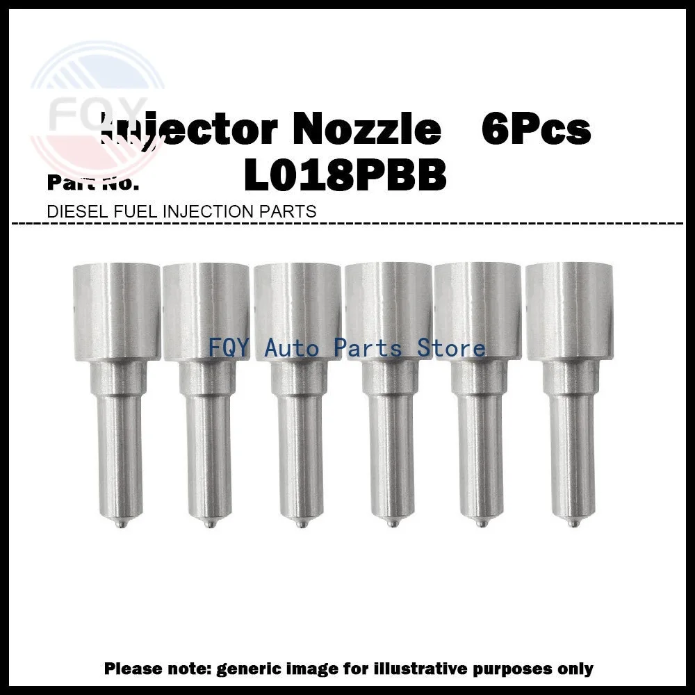 

6X For Hyundai 12.9d D6CA 33800-84000 BEBE4B15001 High Quality Fuel Injector Nozzle L018PBB