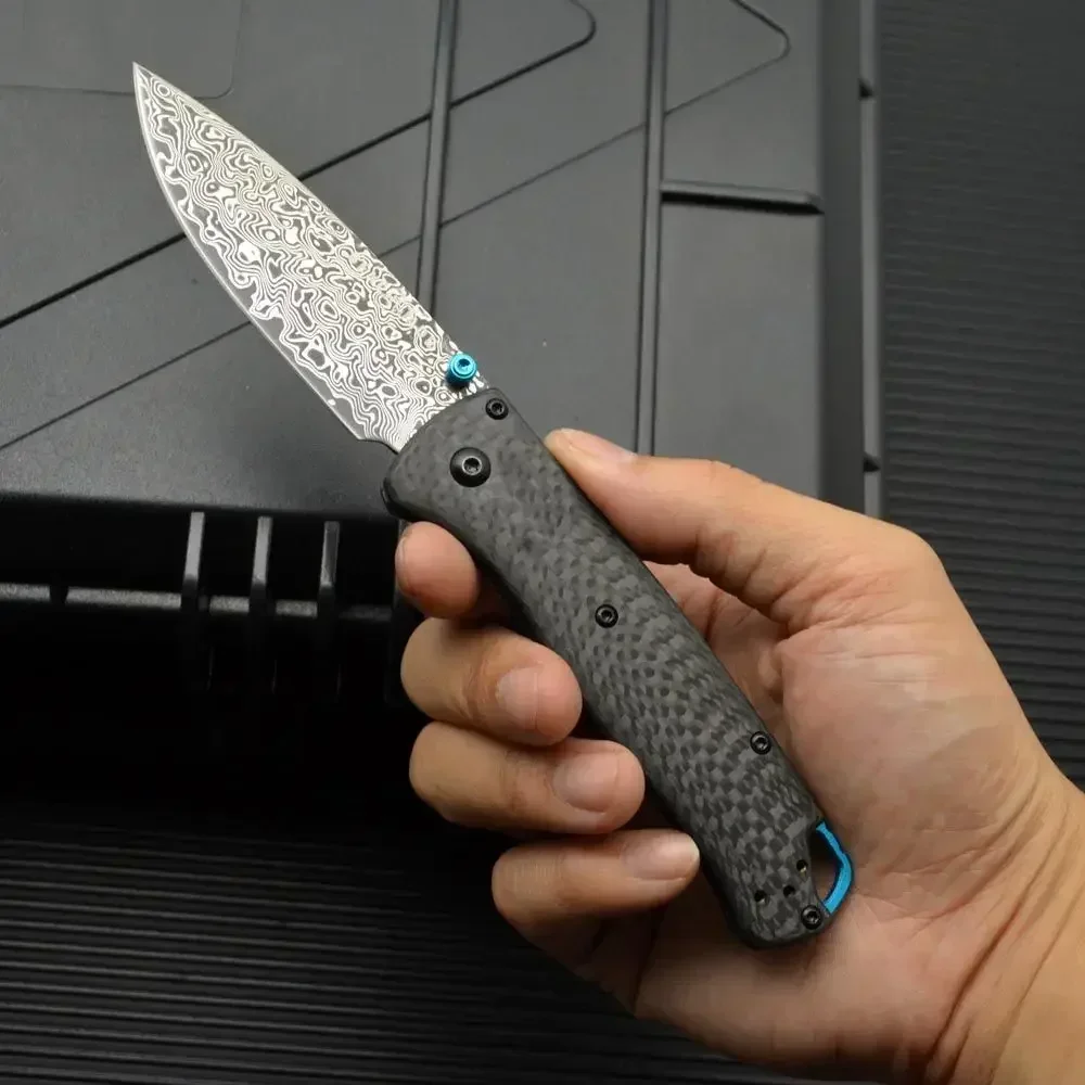 BM535 folding knife D2 steel high hardness sharp folding knife titanium alloy EDC outdoor survival knife