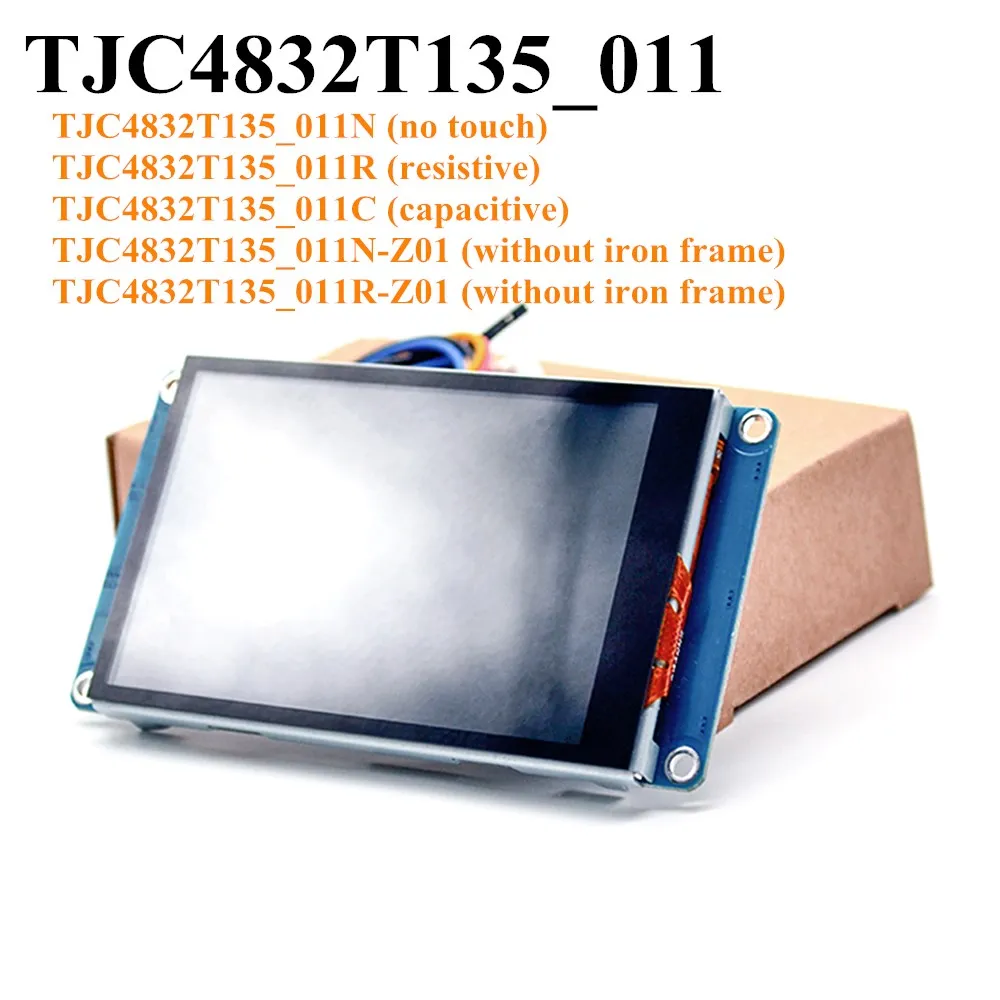 TJC4832T135_011, последовательный сенсорный экран 3,5 дюйма, интеллектуальный HMI 51 от USART и другой произвольный микрокомпьютер с одним чипом