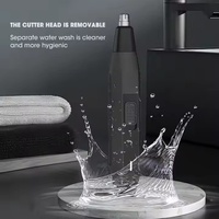 Resuxi 163 IPX5 Waterproof Rotary Blade Nose Hair Trimmer Hair Cutting Machine Electric Eyebrow Nose Hair Trimmer For Men