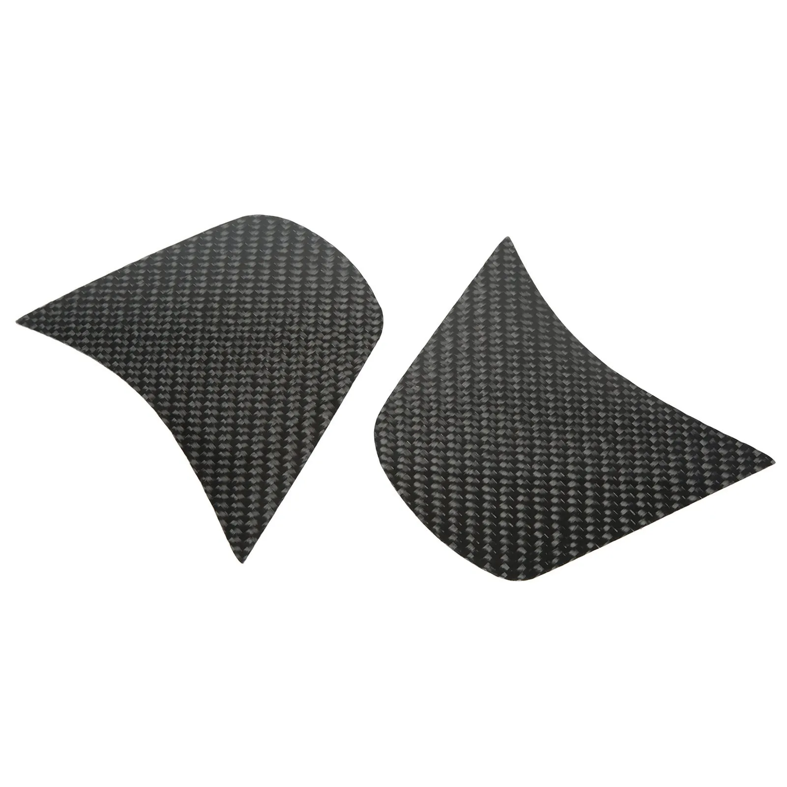 2Pcs Interior Door Handle Bowl Cover Left Right Carbon Fiber Replacement for Nissan 350Z Z33 2003‑2008