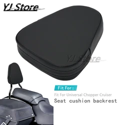 Fit For Harley Yamaha Honda Suzuki Kawasaki Universal Chopper Cruiser Motorcycle Passenger Backrest Cushion Back Pad