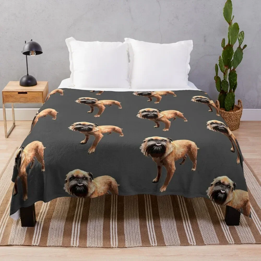 

Brussels Griffon Cuteness! Briffon bruxellois Throw Blanket funny gift Warm Single Blankets