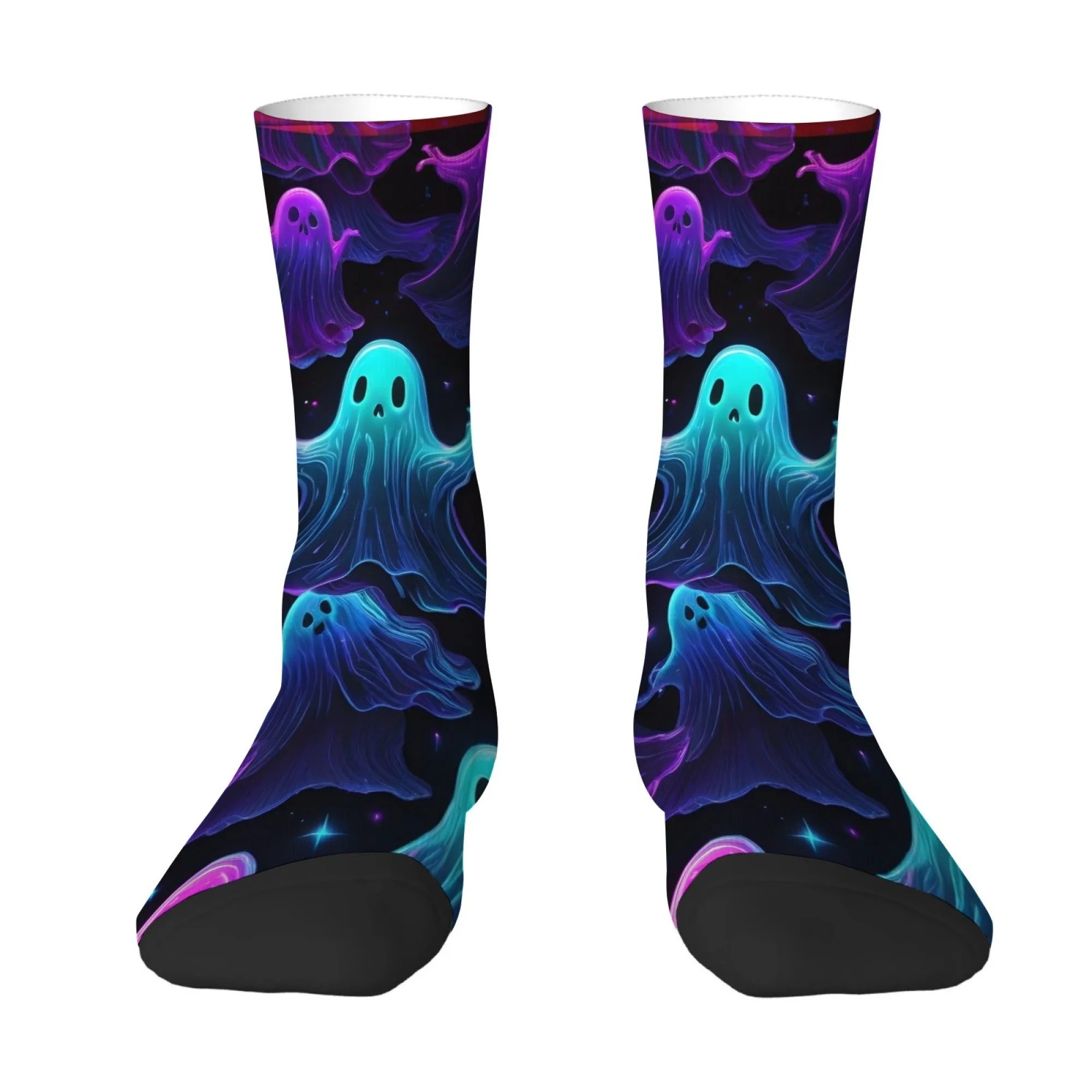 

Men's Socks with Cute Ghost Print Comfortable Soft and Skin-Friendly Socks ​​Street Gothic Hip-Hop Funky Playful Styles