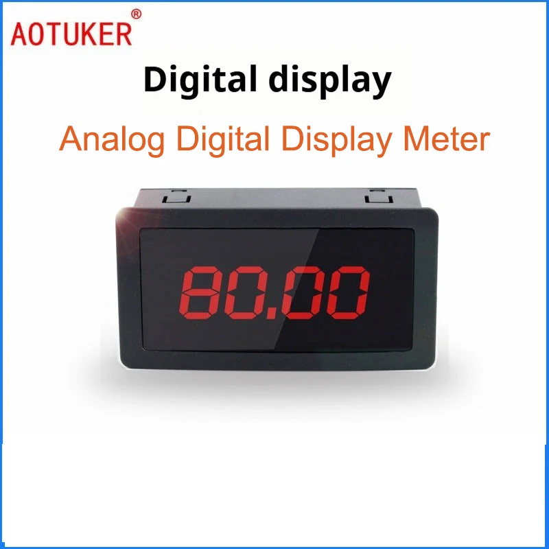 Display Analógico Digital 5135; Display Externo para Conversores de Frequência; Entrada: 0–10 V ou 4–20 mA; Display: 0–50, 0–100, etc.