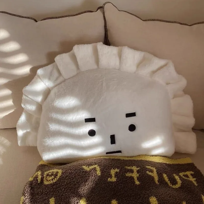 Expression Dumpling Body Pillow Cozy Back Supports Cushion Bedside Reading Sleeping Pillow Sofa Chair Cushion Home Decoration