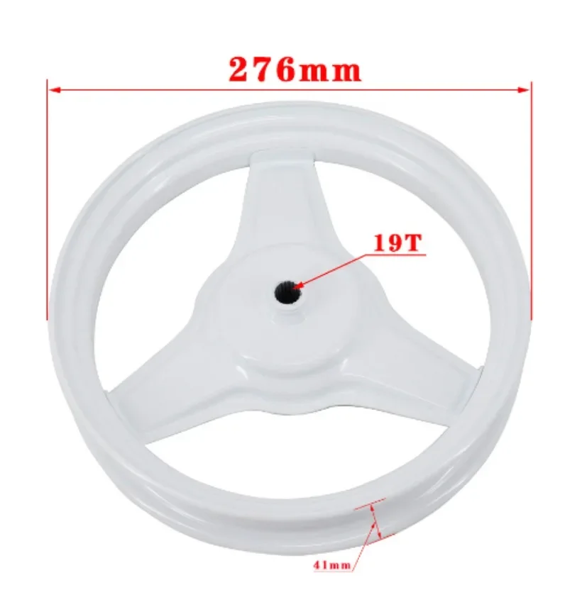 Front Rear Rim Wheel Replacement Part - Fit For Yamaha PY50 & PW50 Motorcycle -27cm 10-inch 1PC