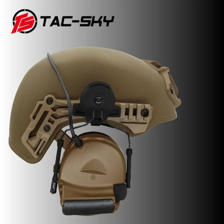 TS TAC-SKY COMATC II Tactical Helmet Wendy Bracket Version for Airsoft Hunting Sports Compatible with TEAM WENDY 3.0 Rail Helmet