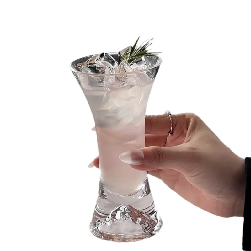Chinese Waist Hugging Mountain Viewing Cup,High-value Household Crystal Glass Juice Cup,Party Champagne Cup,Cocktail Cup