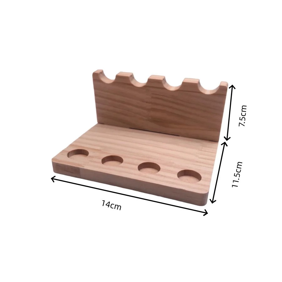 1 Stück Schreibtisch-Organizer aus Holz in Walnussfarbe – Stifthalter, Handyhalterung und Aufbewahrungslösung für Büro und Schule – Detail 13