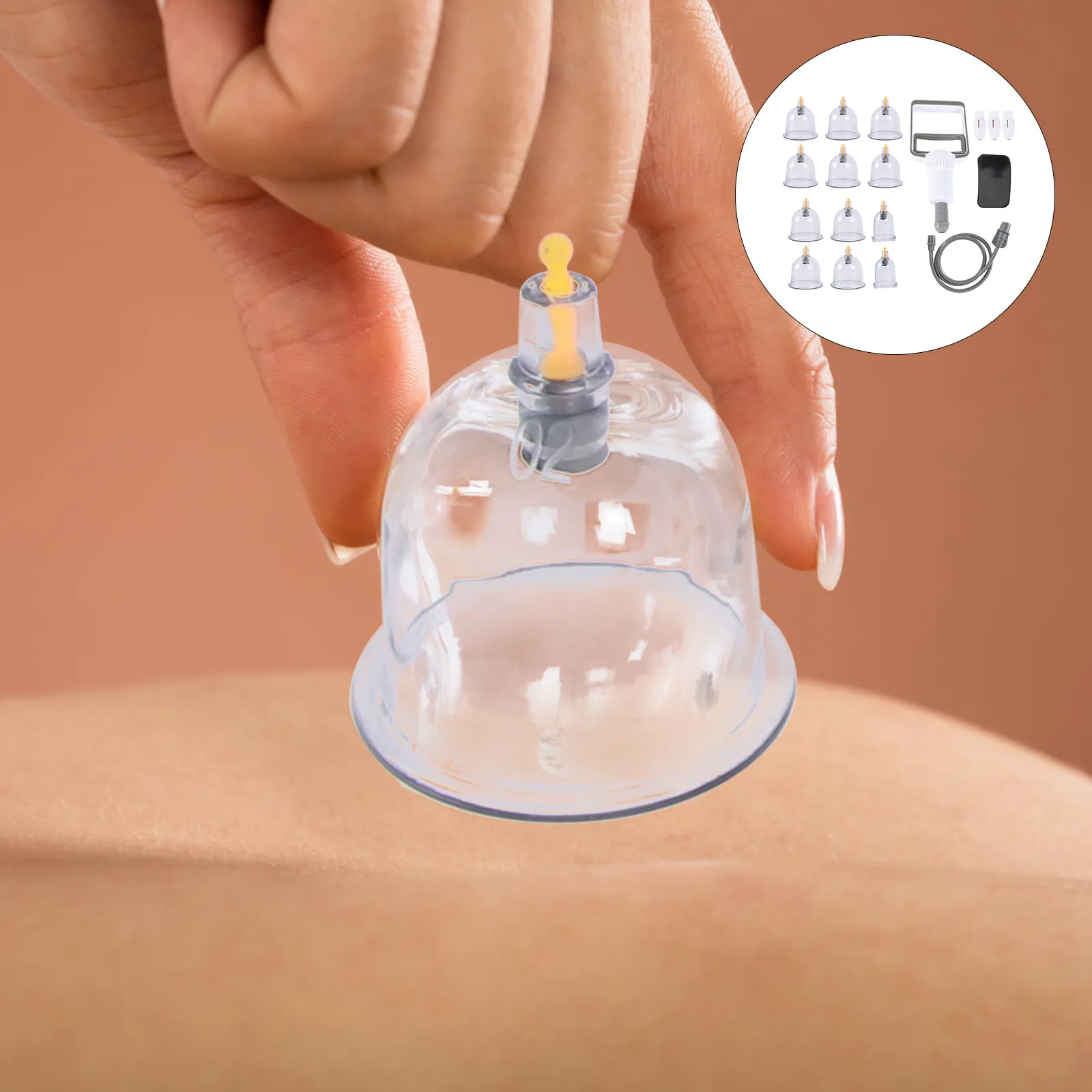 

1Set Magnetic Therapy Cupping Cups Suction Massage Device for Home Salon Body Scraping Massager Cupping Device