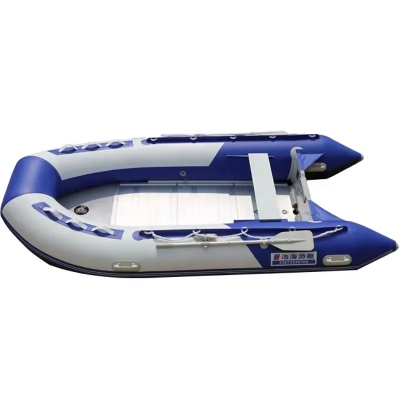 CE 3.6m Aluminum Floor Used Inflatable Folding Fishing Boats For Sale