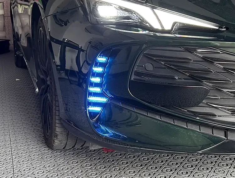 For MG MG7 2023 2024 Car Led Daytime Running Lights Front Fog Lamp Modification Dynamic Turn Signal Driving Decorative Lights detail image 15