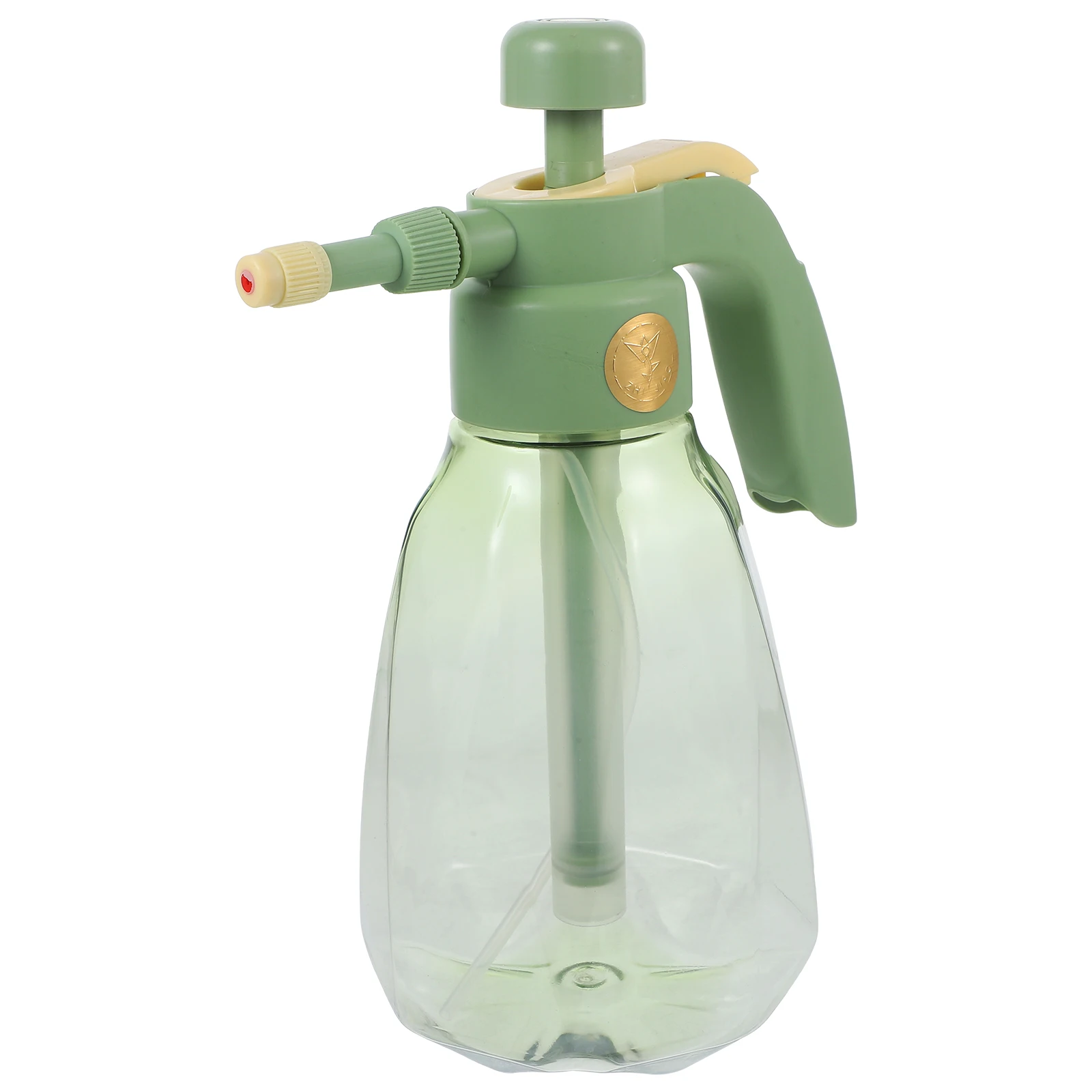 زجاجة سقاية بلاستيكية محمولة خفيفة الوزن قابلة لإعادة الملء للنباتات بتصميم شفاف مقاوم للانسكاب