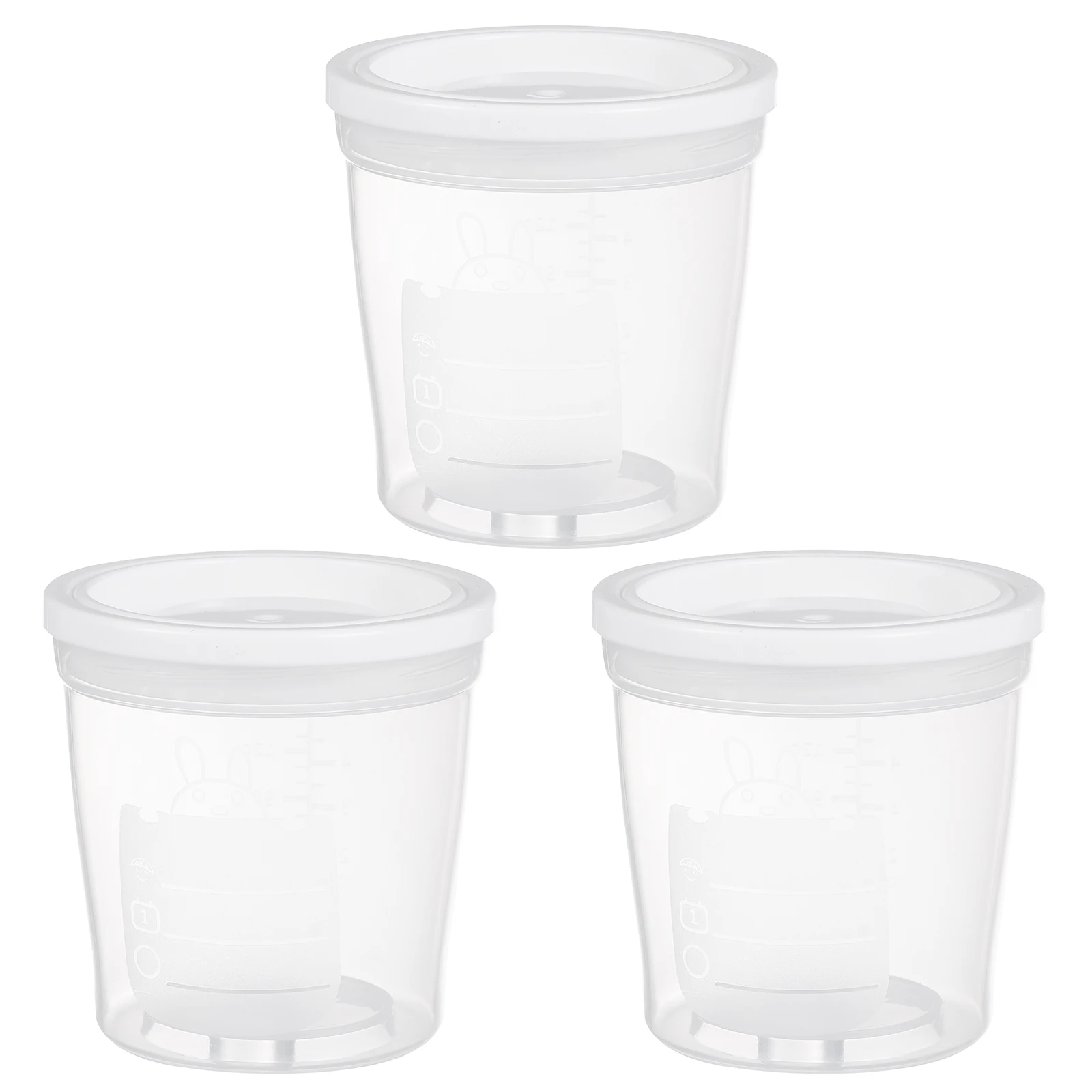 

3pcs Milk Powder Milk Powder Box Portable Baby Formula Storage Container Thread Sealing Durable Safe Clear Scale