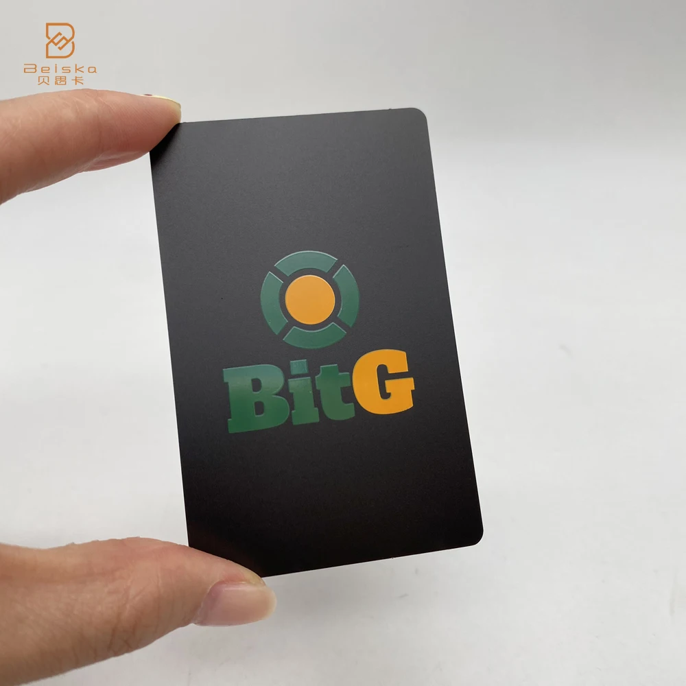 Sublimação Laser Cut Out QRcode Lealdade Cartão de metal VIP preto fosco personalizado