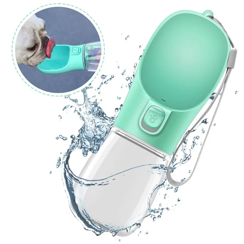 Portable Dog Bottle Waterer Dispenser Gourd Puppy Kitten Cat Feeder Drinking Bottle Travel Outdoor Pet Cats Dogs Accessories Dog