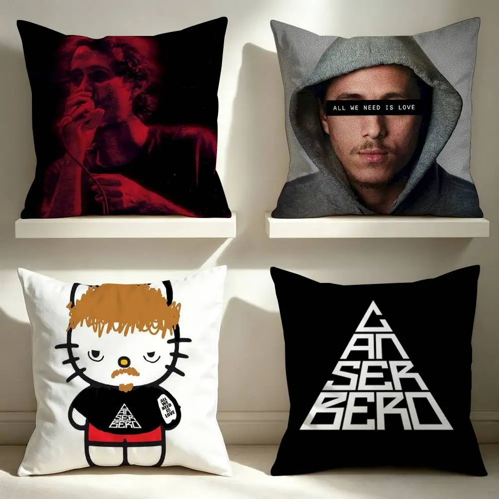 New Canserbero Singer Star  Square Pillow Case Multi Sizes For Car Home Bedroom Decor Custom Valentine Gifts