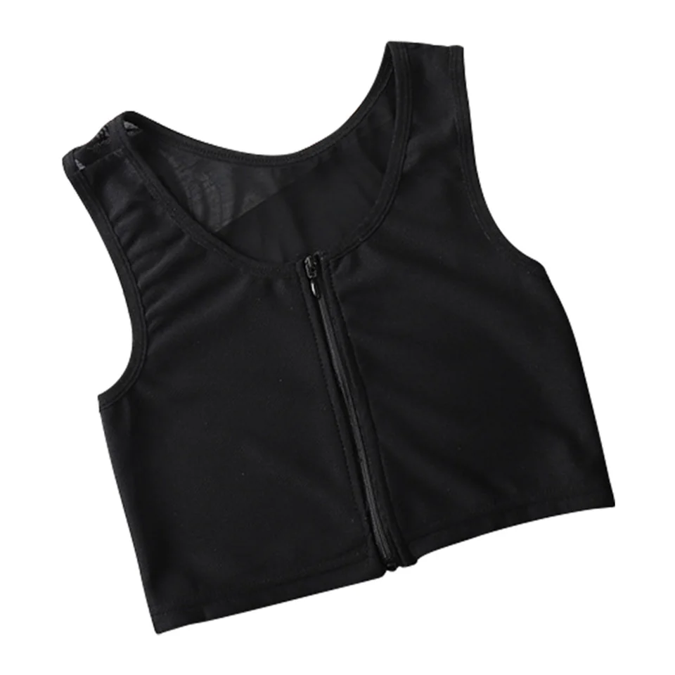 Becirzet Damen Atmungsaktiver Brustbinder, Atmungsaktive Drahtlose Brustbandage, Dünne Kurze Unterwäsche-Weste – Detail 10