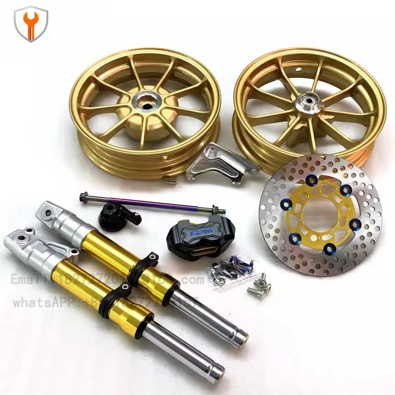 AF18/28/34/35/36 Wheel Rim Brake Disc Front Shock Absorber Center Axle Brake Pump Meter Tooth Link Code