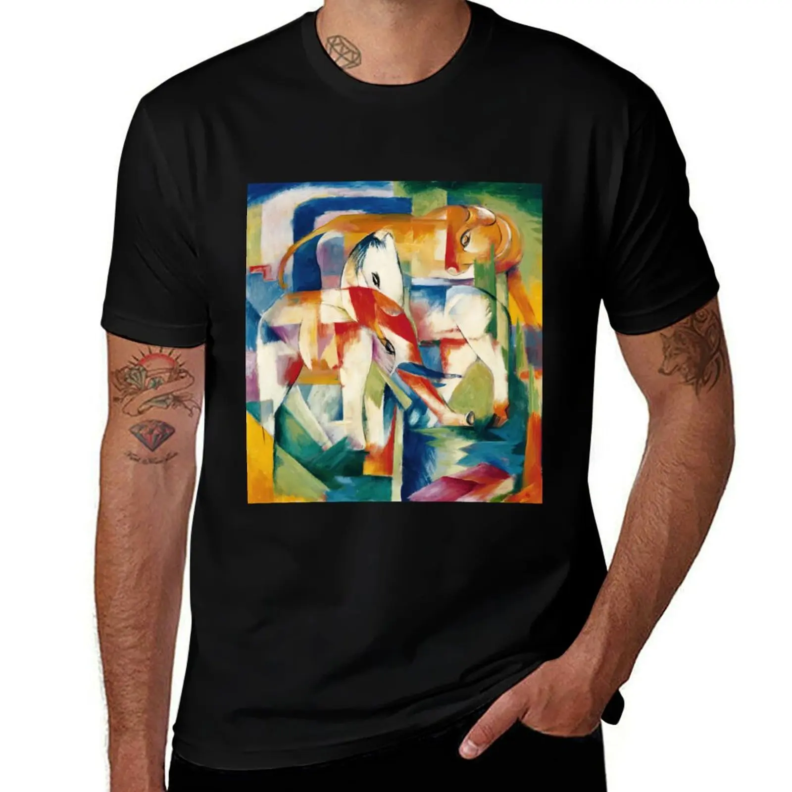 

Franz Marc T-Shirt t shirt man casual t shirts for man cotton T-Shirt