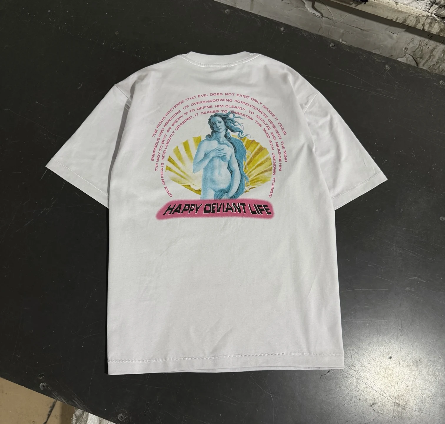 MAGIC SAINT FLOWER HAPPY DEVIANT LIFE T Shirt Men Women Best Quality SAINT Tee Tops T-Shirt