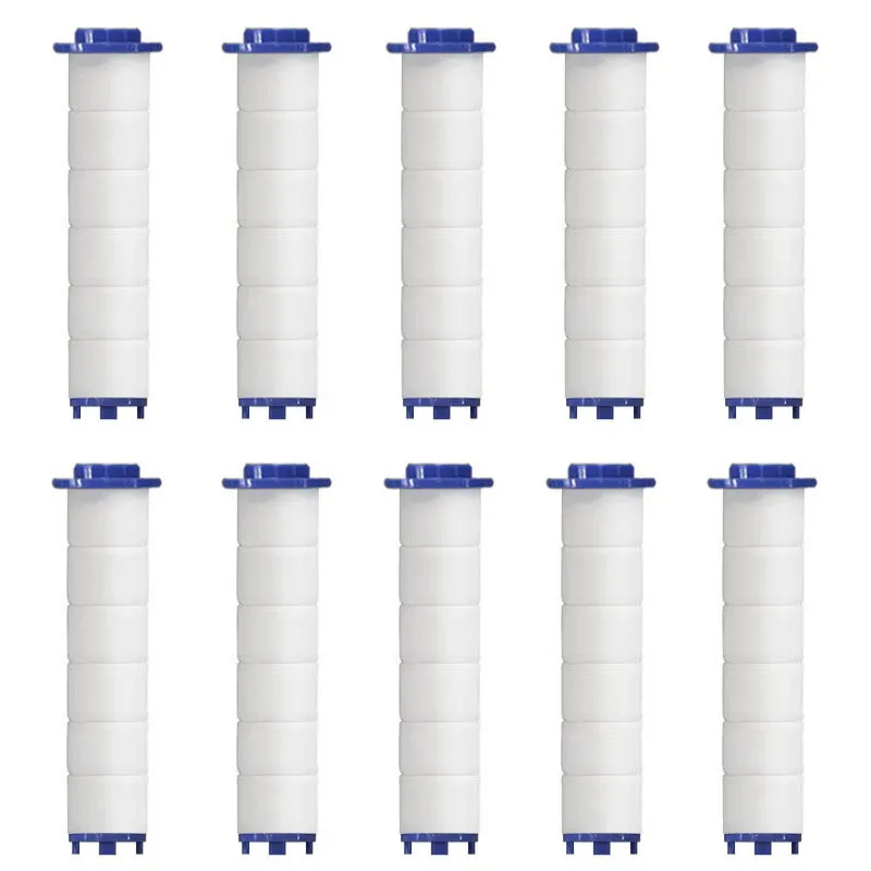10pcs Universal Hand Shower Filters Replacement Filters For Hard Water Remove Dirty More Effectively Replace The Filter Element