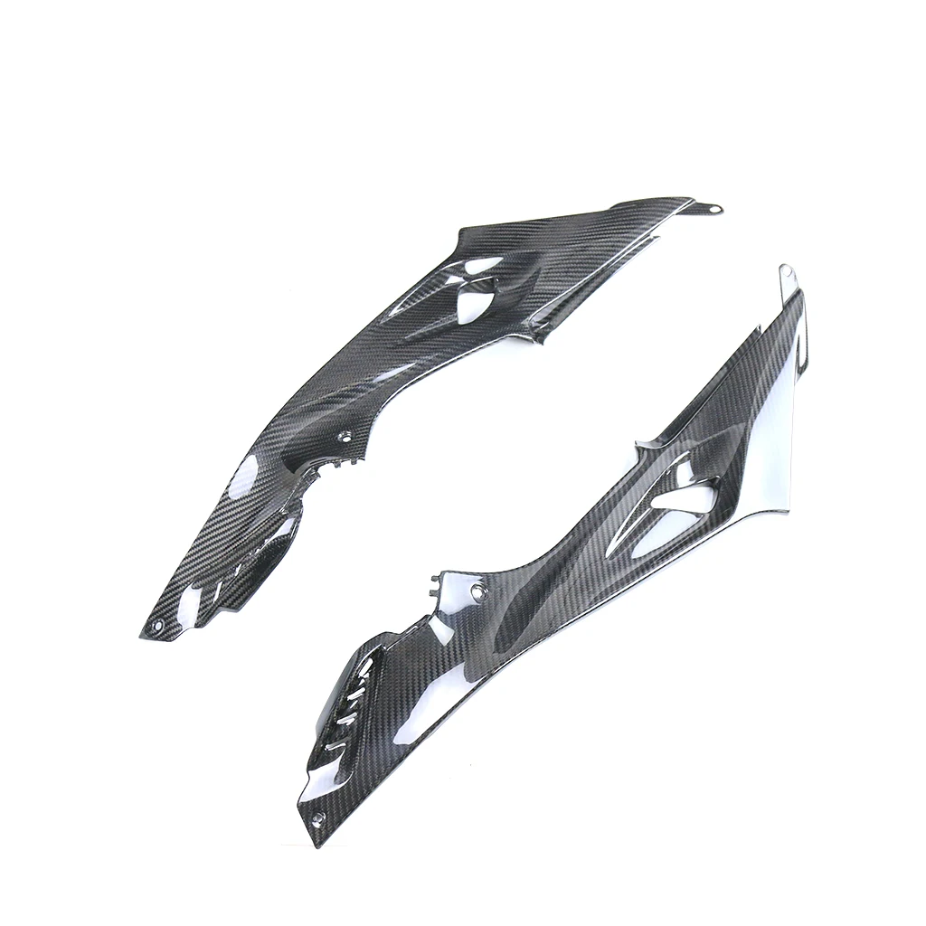 100% Carbon Fiber For BMW S1000RR HP4 S1000R 2014-2020 Motorcycle Fuel Tank Side Panels Cover Fairing Kit Protector Accessories - view 4