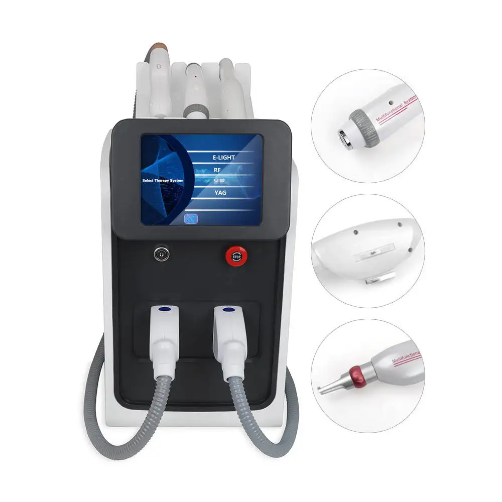 Machine d'épilation portable sans douleur Ipl Elight OPT, meilleure technologie, sans douleur en continu, utilisation en salon, 500000 coups